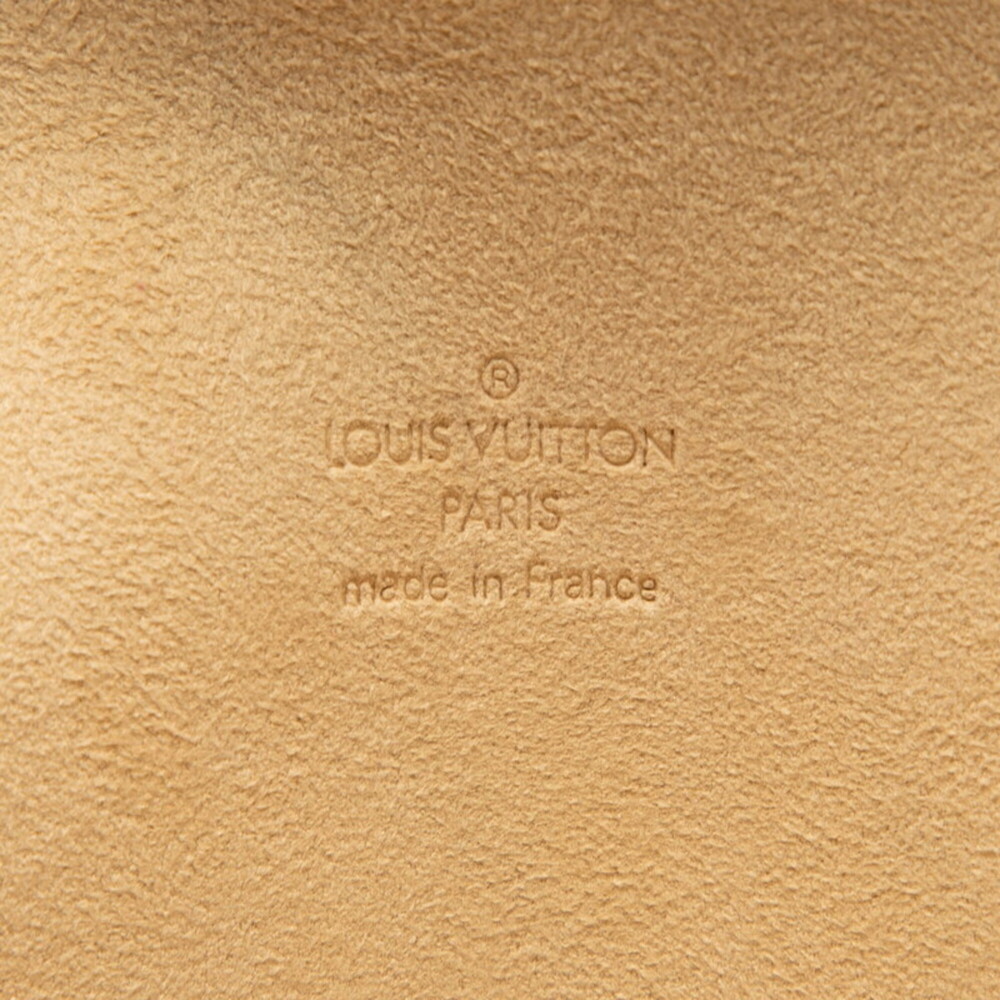 LOUIS VUITTON Authentic Brown Monogram Leather Pochette Hobo Bag - Picture 5 of 7